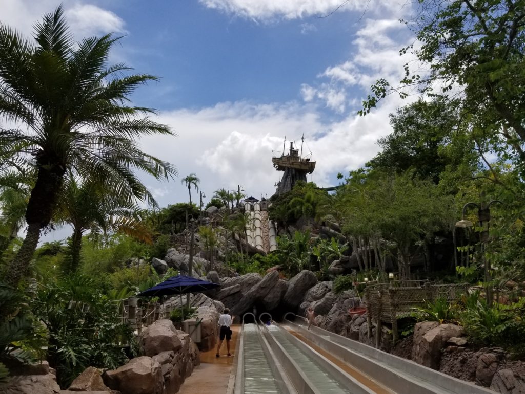 The Humunga Kowabunga at Typhoon Lagoon on a beautiful afternoon.