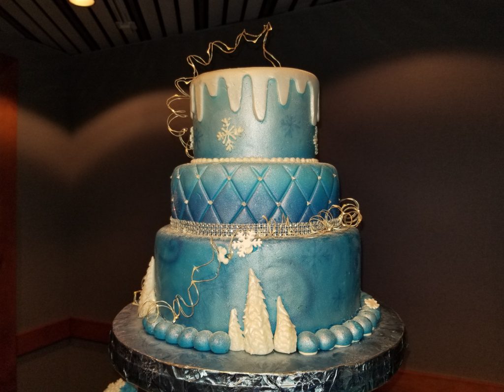 Cake from the Frozen Ever After Dessert Party