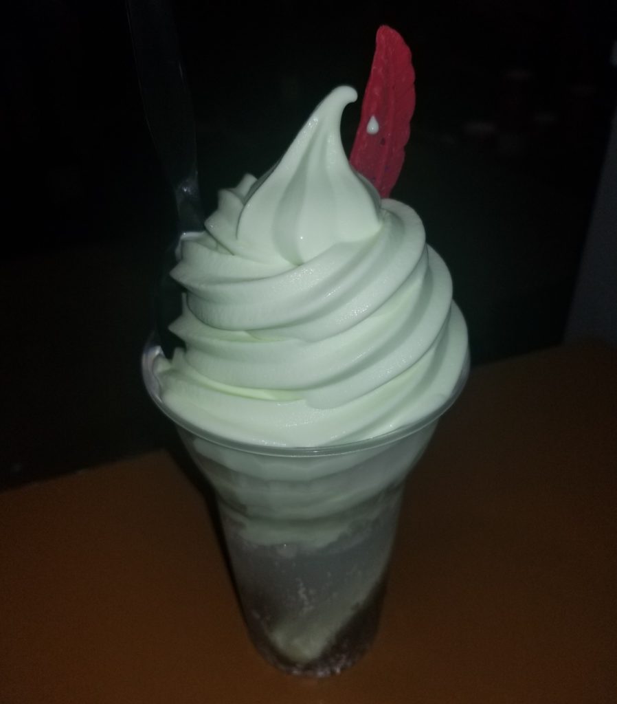 The Peter Pan Float from Storybook Treats - A Disney Snack Made with Lime Dole Whip