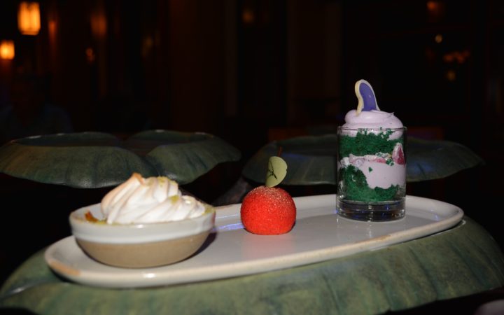 A Trio of Themed Desserts from Story Book Dining at Artist Point with Snow White