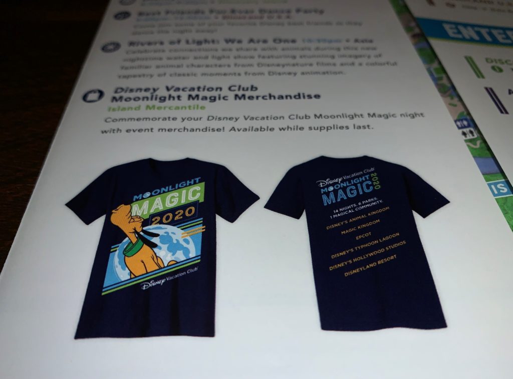 Exclusive Merchandise for DVC Moonlight Magic 2020